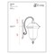 Z-Lite Armstrong Outdoor Wall Light, Black & Clear Waterglass 534S-BK - alternate 2